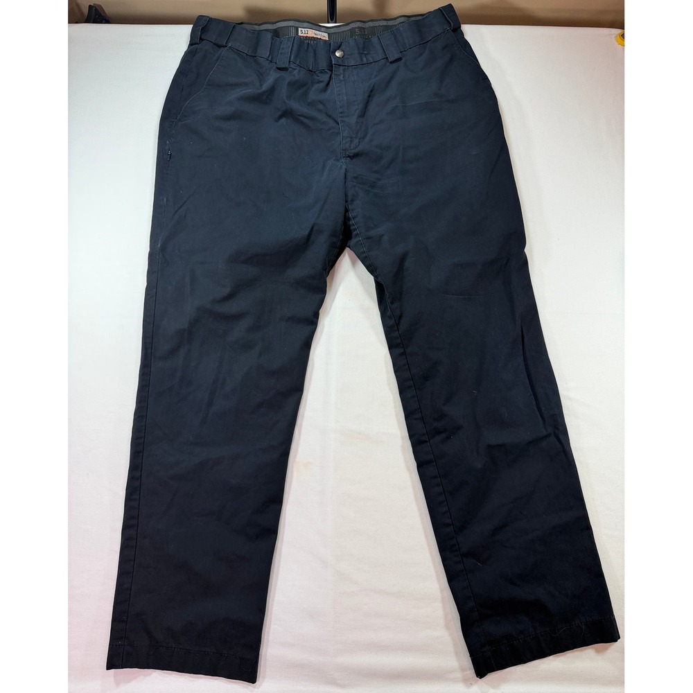 5.11‎ Tactical Mens Black Ripstop Pants Straight Leg Duty Trousers 44x32